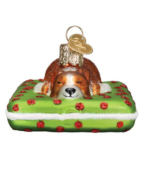 Sleepy Corgi Ornament