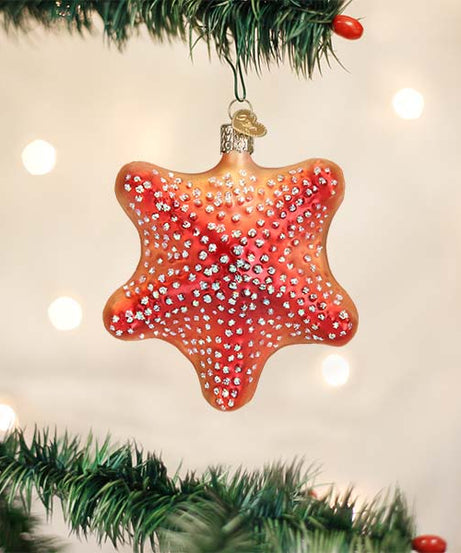 Red Starfish Ornament
