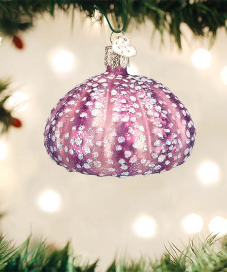 Purple Sea Urchin Ornament