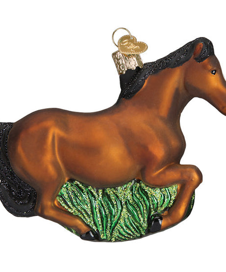 Brown Mustang Ornament