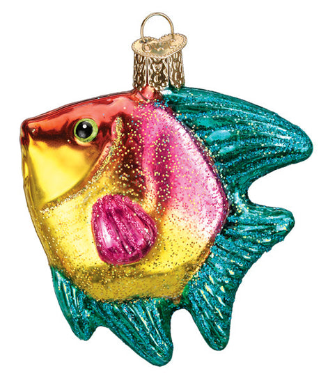Pink/yellow Tropical Angelfish Ornament