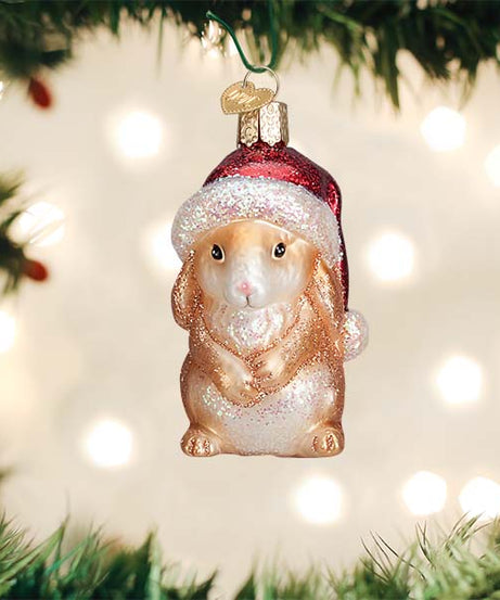 Standing Christmas Bunny Ornament