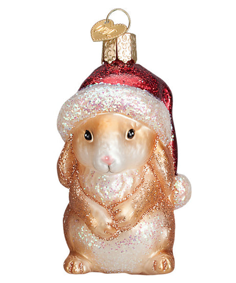 Standing Christmas Bunny Ornament