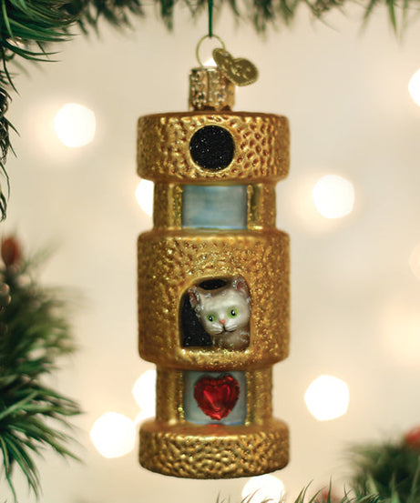 Cat Tower Ornament