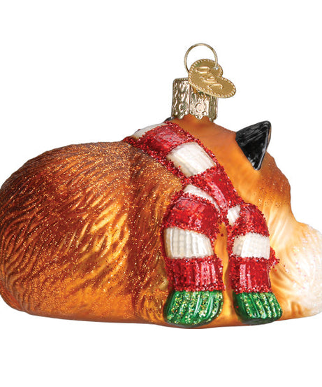 Cozy Fox Ornament