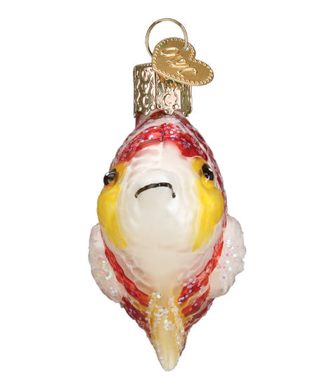 Peppermint Angelfish Ornament