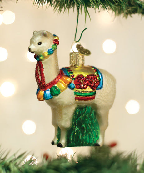 Festive Alpaca Ornament
