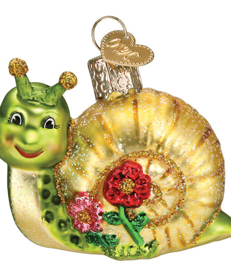 Smiley Snail Ornament