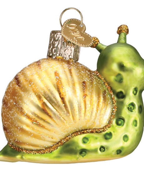 Smiley Snail Ornament