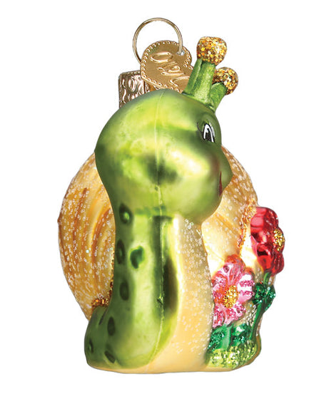 Smiley Snail Ornament