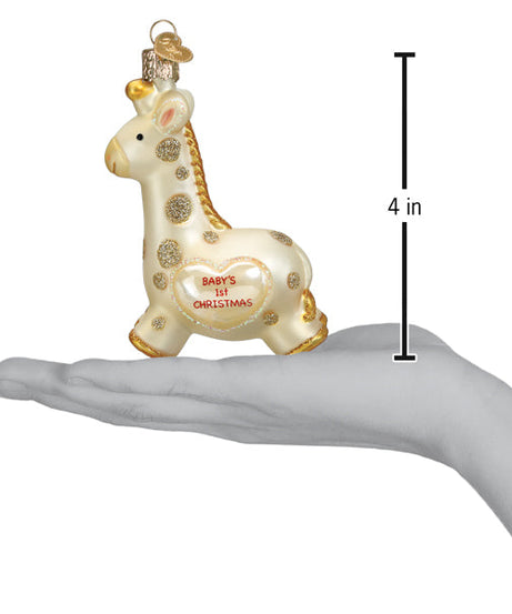 Baby's First Christmas Giraffe Ornament