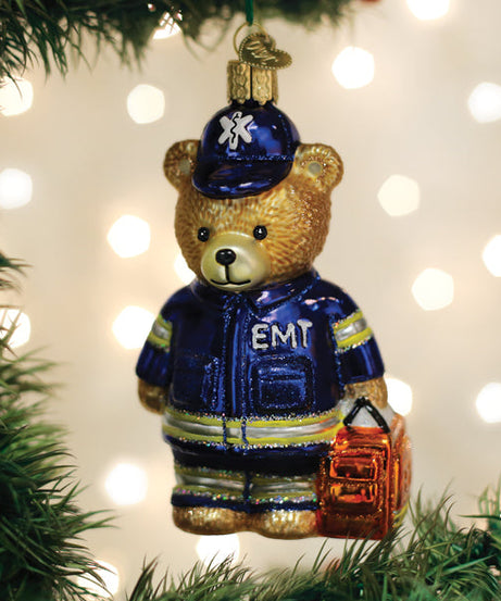 EMT Teddy Bear Ornament
