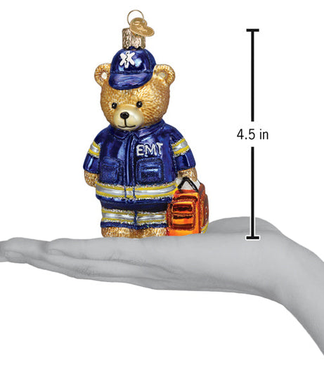 EMT Teddy Bear Ornament