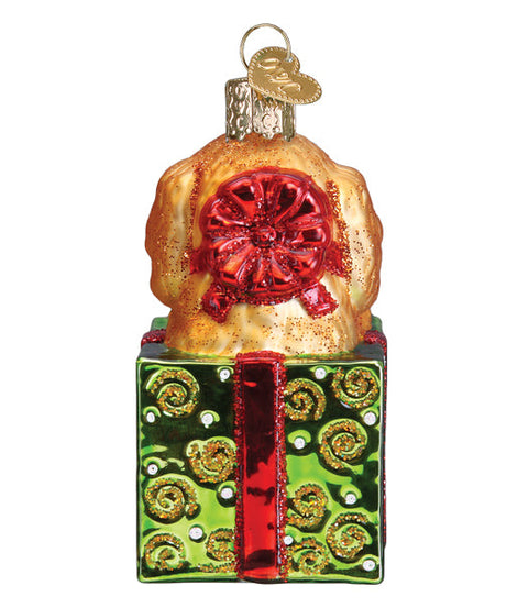 Doodle Puppy Surprise Ornament