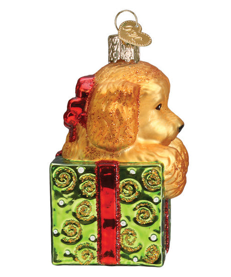 Doodle Puppy Surprise Ornament