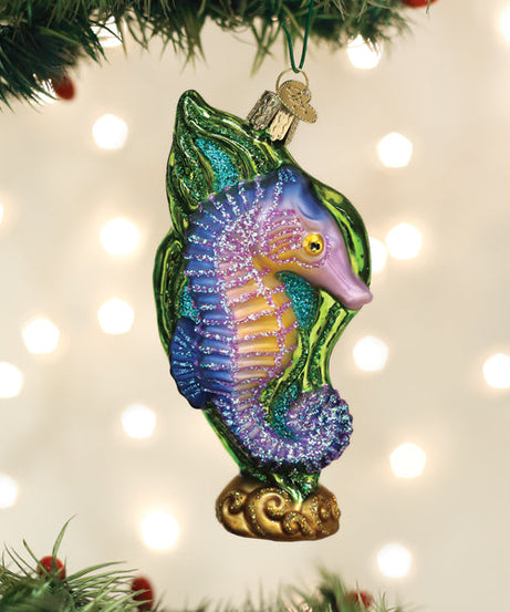 Bright Seahorse Ornament