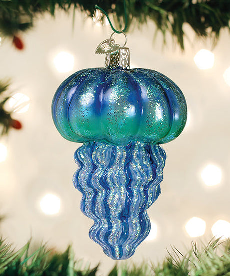 Blue Jellyfish Ornament