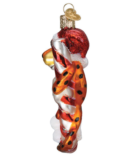 Chester Cheetah On Candy Cane Ornament