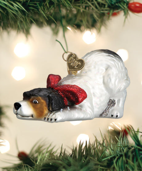 Norman Rockwell Signature Dog Ornament