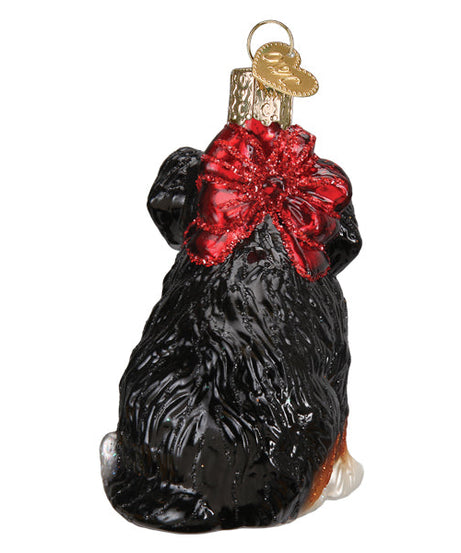 Bernedoodle Puppy Ornament
