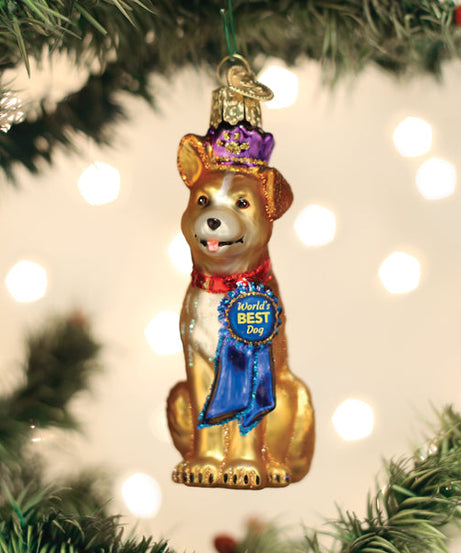 World's Best Dog Ornament