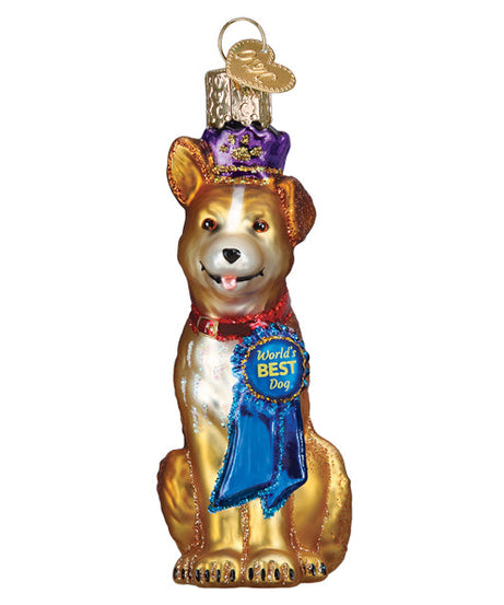 World's Best Dog Ornament