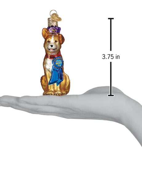 World's Best Dog Ornament