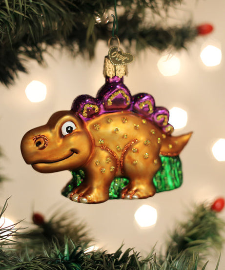 A-roarable Stegosaurus Ornament