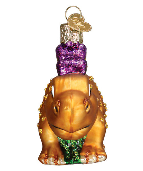 A-roarable Stegosaurus Ornament