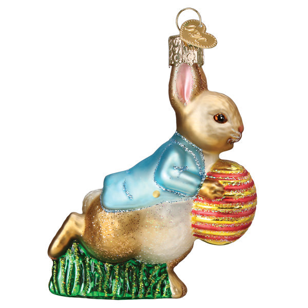 Peter Rabbit With Easter Egg Ornament - Grazingbelles