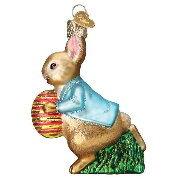 Peter Rabbit With Easter Egg Ornament - Grazingbelles