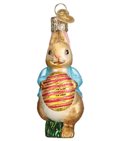 Peter Rabbit With Easter Egg Ornament - Grazingbelles