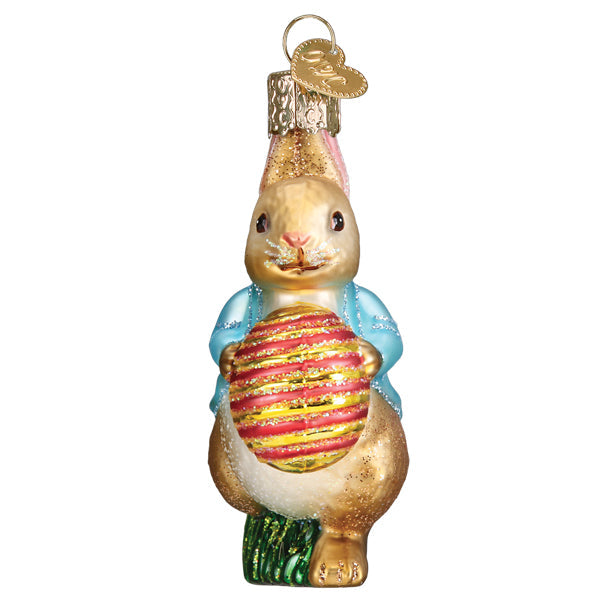 Peter Rabbit With Easter Egg Ornament - Grazingbelles