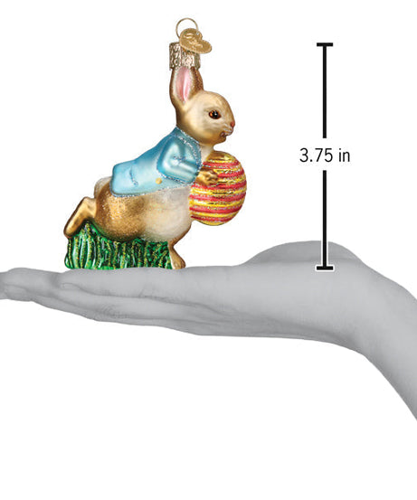 Peter Rabbit With Easter Egg Ornament - Grazingbelles