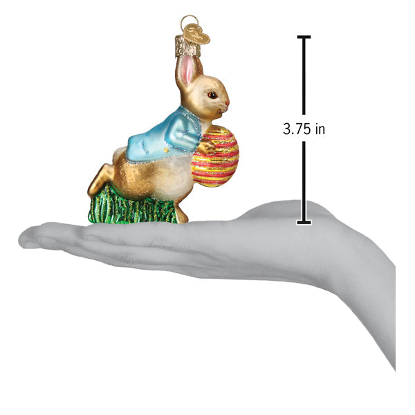 Peter Rabbit With Easter Egg Ornament - Grazingbelles