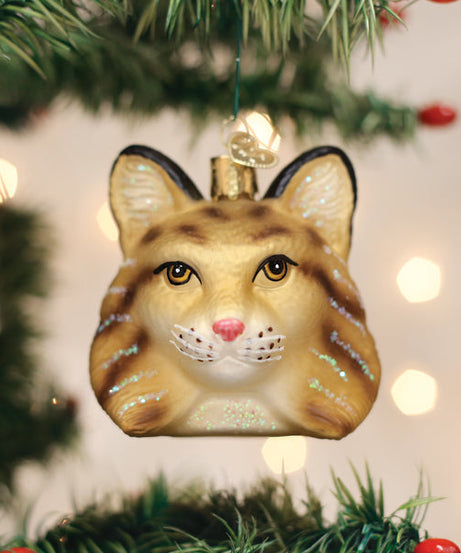 Bobcat Head Ornament - Grazingbelles