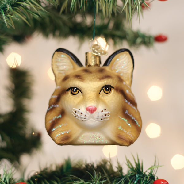 Bobcat Head Ornament - Grazingbelles