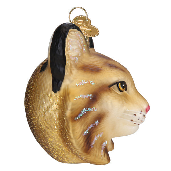 Bobcat Head Ornament - Grazingbelles