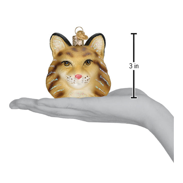 Bobcat Head Ornament - Grazingbelles