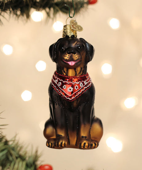 Rottweiler Ornament - Grazingbelles