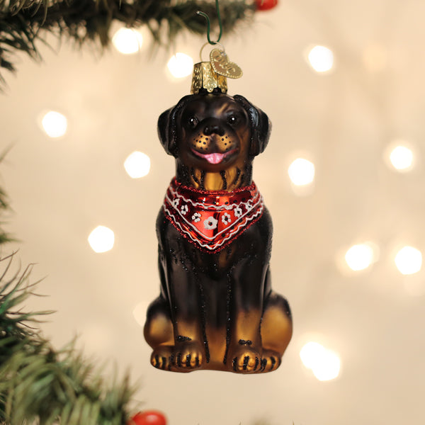 Rottweiler Ornament - Grazingbelles