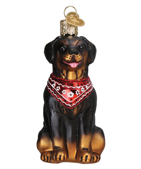 Rottweiler Ornament - Grazingbelles