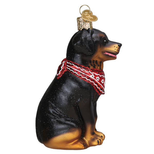 Rottweiler Ornament - Grazingbelles