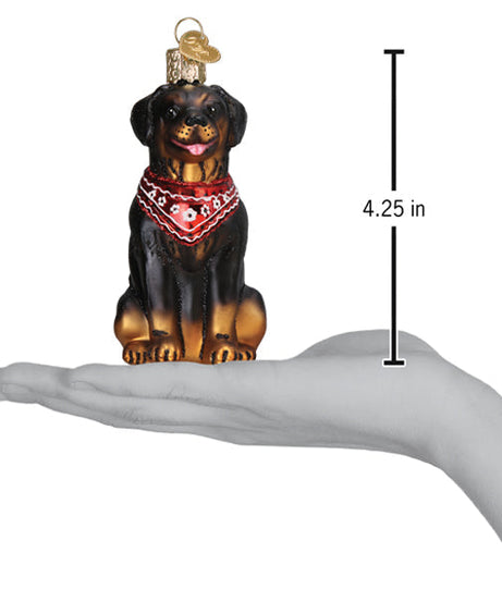 Rottweiler Ornament - Grazingbelles