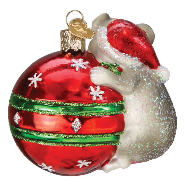 Playful Christmas Mouse Ornament - Grazingbelles