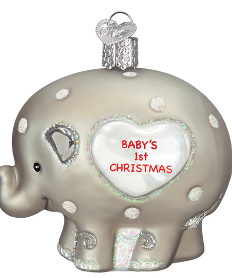 Baby's 1st Elephant Ornament - Grazingbelles