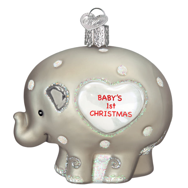 Baby's 1st Elephant Ornament - Grazingbelles
