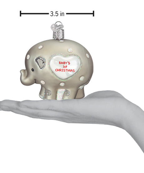 Baby's 1st Elephant Ornament - Grazingbelles
