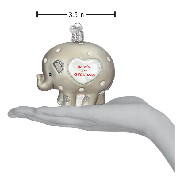 Baby's 1st Elephant Ornament - Grazingbelles