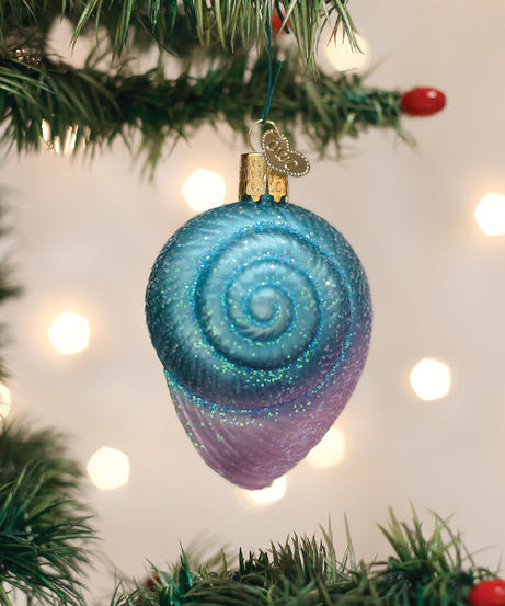 Fanciful Spiral Shell Ornament - Grazingbelles